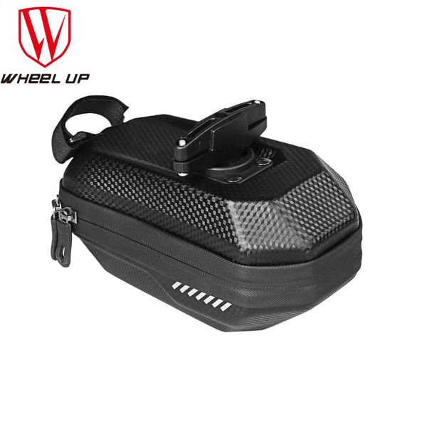 

cycling saddle bags road bicycle mobile phone eva hard case rear bag large capacity frame packets bike accessories m338 car & truck racks
