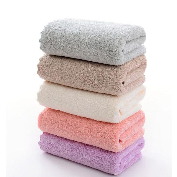 

towel wash 35*75 cm coral velvet material quick dry soft solid color clean hig-quality