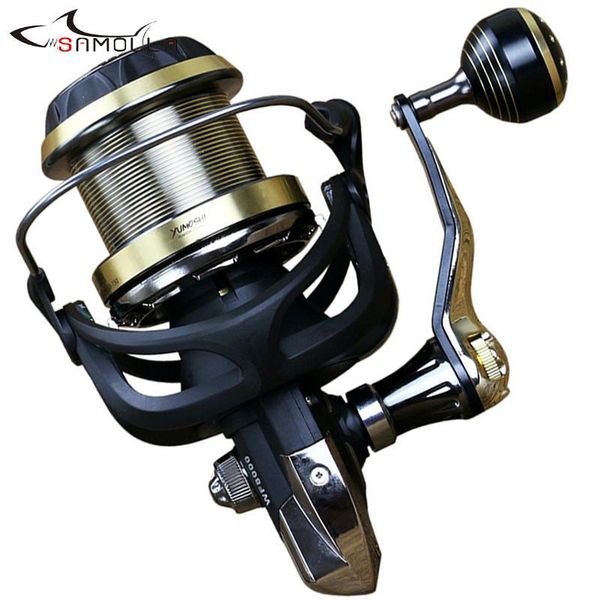 

fishing reel real bearing 9+ 1bb spinning max drag 25kg winter molinete pescaria moulinet peche en mer baitcasting reels