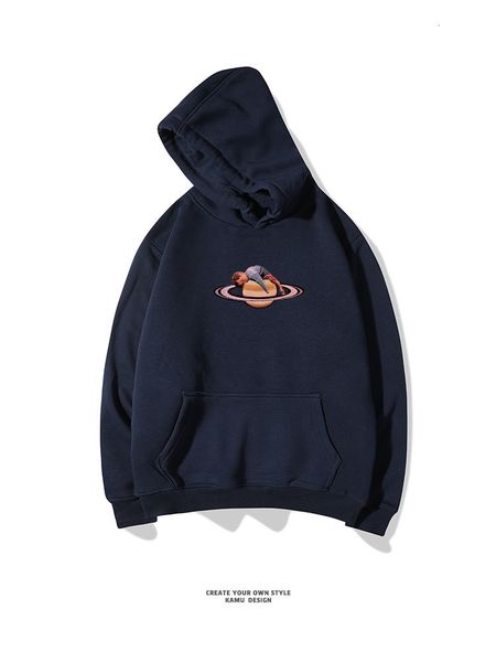 

men's hoodies & sweatshirts 2021 winter high-end brand hoodie harajuku anime hip hop streetwear, Black