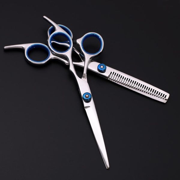 

hair scissors zqzq 6 inch cutting thinning styling tool stainless steel salon hairdressing shears regular flat teeth blades