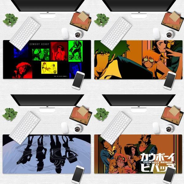 

mouse pads & wrist rests cowboy bebop anime gamer play mats mousepad desk table protect office work large pad non-slip lapcushion