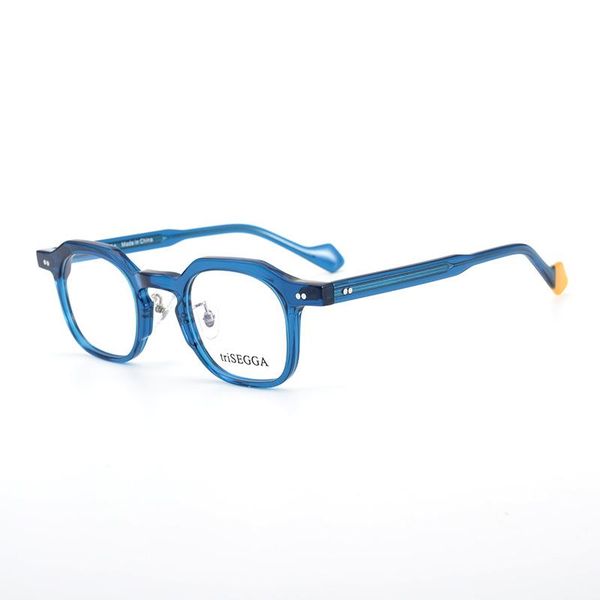 

fashion sunglasses frames belight optical arrival fancy vintage retro acetate with rivet square spectacle frame precription lens eyeglasses, Black