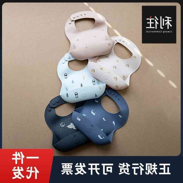 

lovemae danish baby eat waterproof silicone supplementary food bib