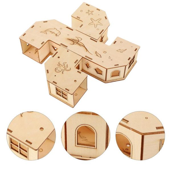 

small animal supplies hamster tunnel maze animals labyrinth wooden exploring