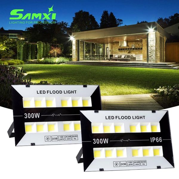

floodlights led flood light 50w 100w 200w 300w outdoor lighting spotlight 220v street lamp ip66 waterproof wall