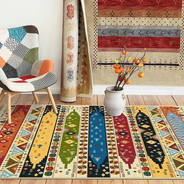 

carpets morocco style kilim area rugs living room bedroom persian home decor table sofa non-slip floor door mat delicate tapete