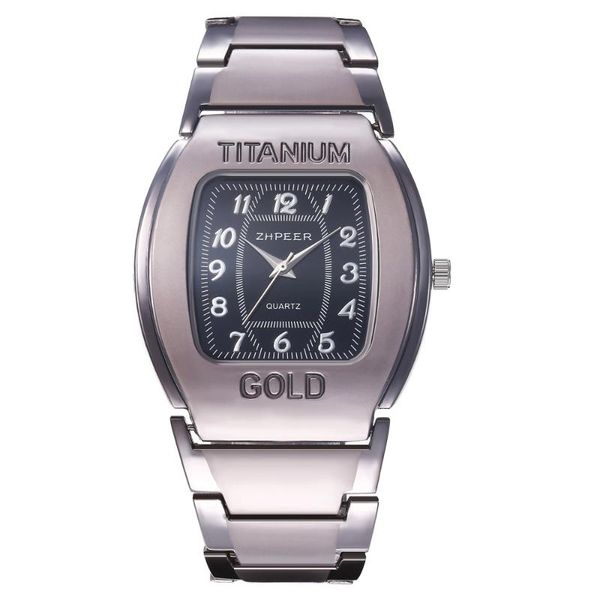 

wristwatches fashion barrel type stainless steel watch mens military sport watches black wristwatch, Slivery;brown
