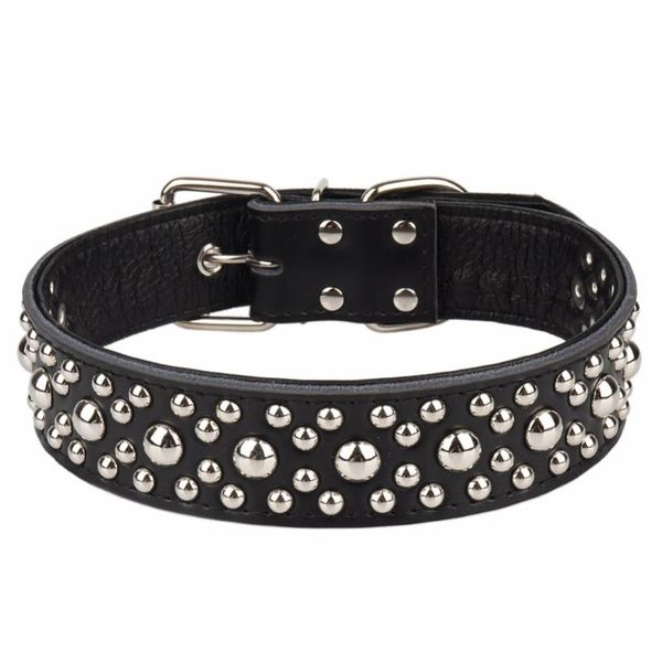 

dog collars & leashes genuine leather a big dogs animals accessories for large necklace pets product collar labrador kopek tasma