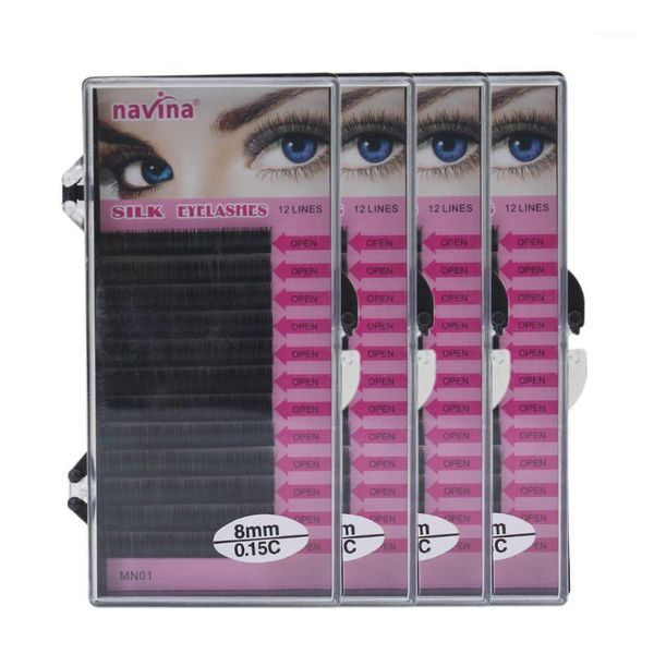 

tray c curl 0.15mm thick fake false eyelash extensions beauty eye lash supply1