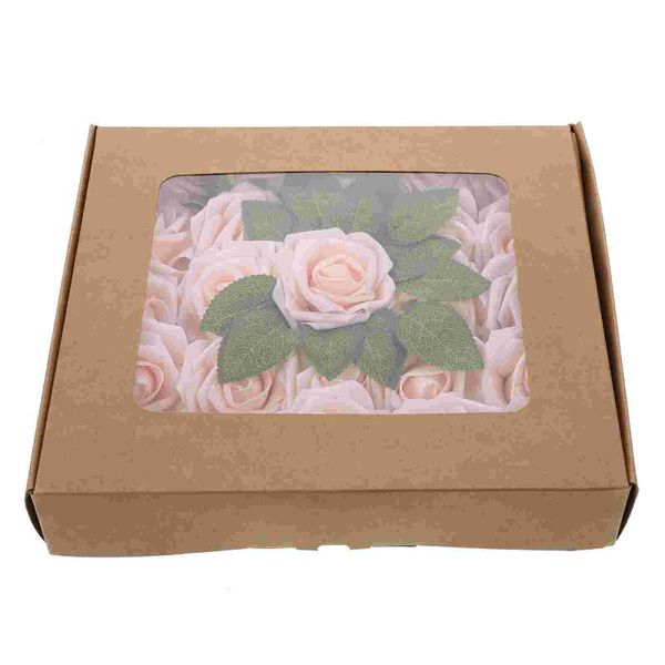 

decorative flowers & wreaths 25pcs wedding rose flower bouquet simulated decoration