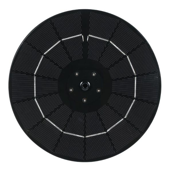 

3.8w solar panel powered water fountain pump with light swimming pool submersible floating decorative colorful lamp garden decorations