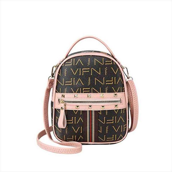 

mini backpack crossbody bag for teenage girl revit women shoulder phone purse vintage trendy female bagpack