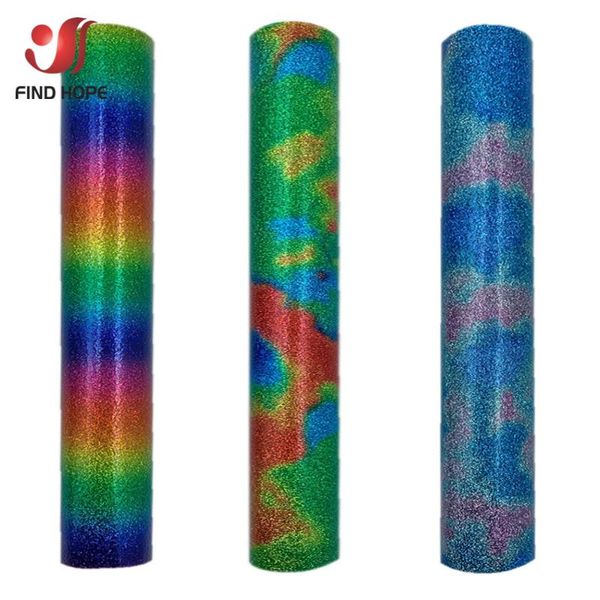 

window stickers rainbow glitter heat transfer iron on tshirts clothing film for cricut cameo making design letter pattern hat craft de