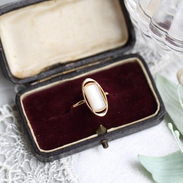 

silver rings for women luxury vintage ring white shell 14k gold plated fine jewelry cocktail party wedding lmri149 cluster, Golden;silver