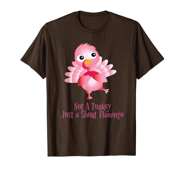 

turkey disguise flamingo funny thanksgiving novelty t-shirt, White;black