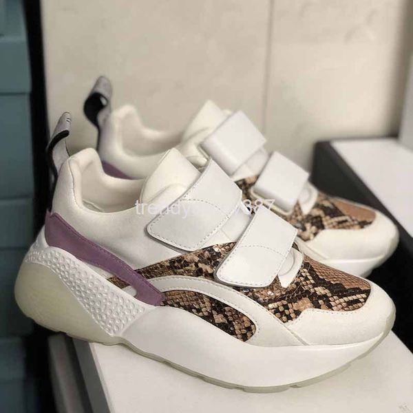 

dress shoes dad shoes, women's spring and summer high playing student soft bottom snake pattern leisure running single shoes, Black