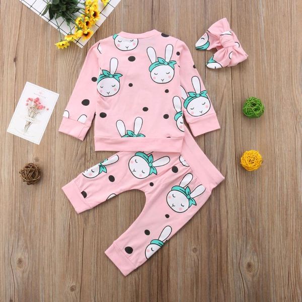 

baby & children's 0-24m girl clothes sweatshirt hooded t-shirt pants trousers cute outfit set autumn clothing sets, White
