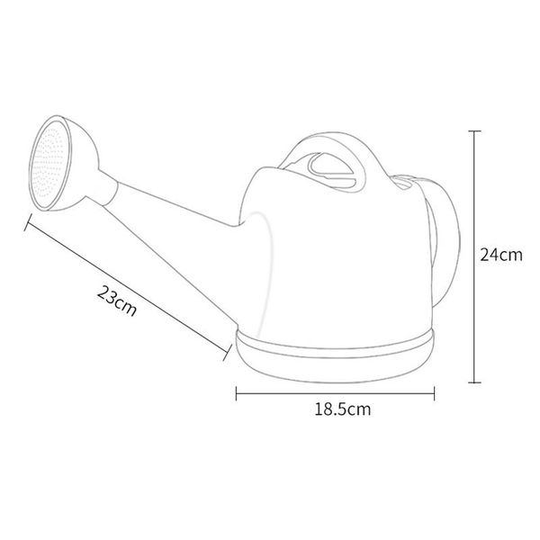 

watering equipments 4l large-capacity shower head flower pot green plant potted kettle multi-purpose gardening tools