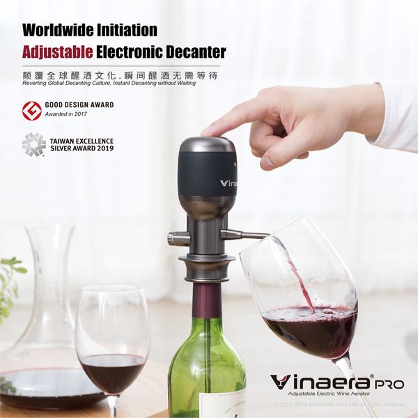 Bar Aksesuar Araçları Otomatik Elektrikli Şarap Havalandırıcı Pourer / Dispenser - Hava Dekanter Kişisel Musluk