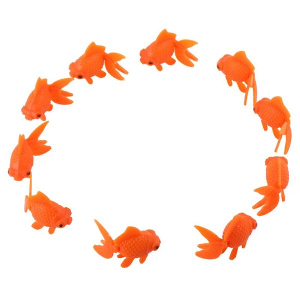 

decorations 20pcs fake fish aquarium ornament floating simulation goldfish tank decor