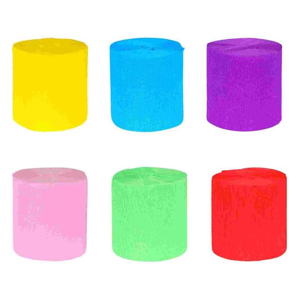 

other arts and crafts vosarea 6 rolls crepe paper streamers ceremony wedding party decoration supplies