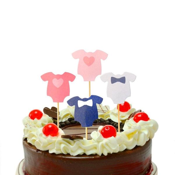 

other festive & party supplies 10pcs boy or girl clothes cupcake cake er baby shower decorations gender reveal birthday dessert baking f