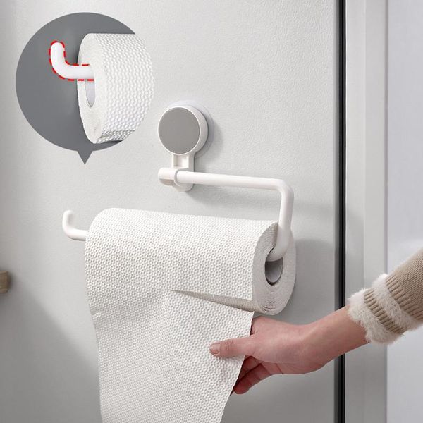 

multifunctional adhesive shelf abs punch-wall mounted hanging hook without nails for kitchen paper and towel hogard toilet holders