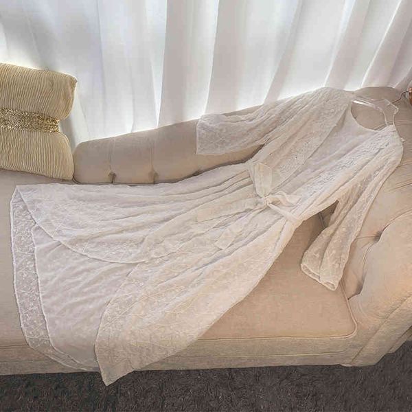 

pyjamas summer robe lace nightgown women s vibt, Black;white