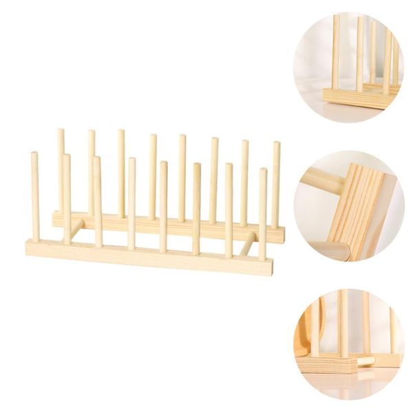 

hooks & rails 1pc kitchen storage rack draining holder bowl shelf accessory