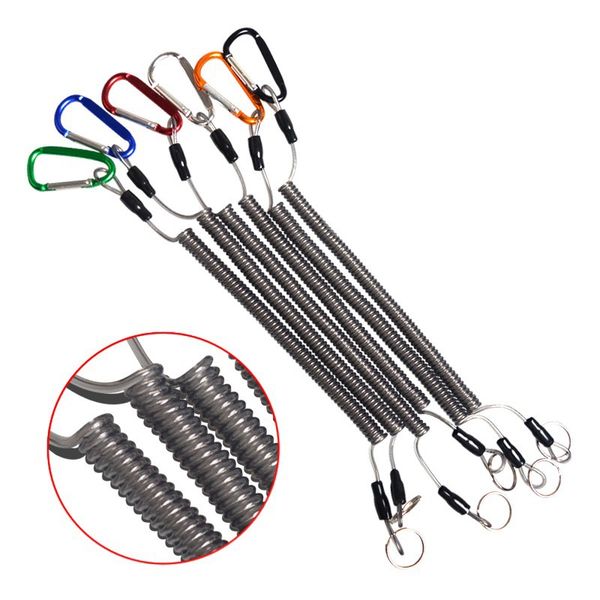 

new 6pcs fishing lanyards boating multicolor ropes kayak camping secure pliers lip grips tackle fish tools fishing accessory 734 z2