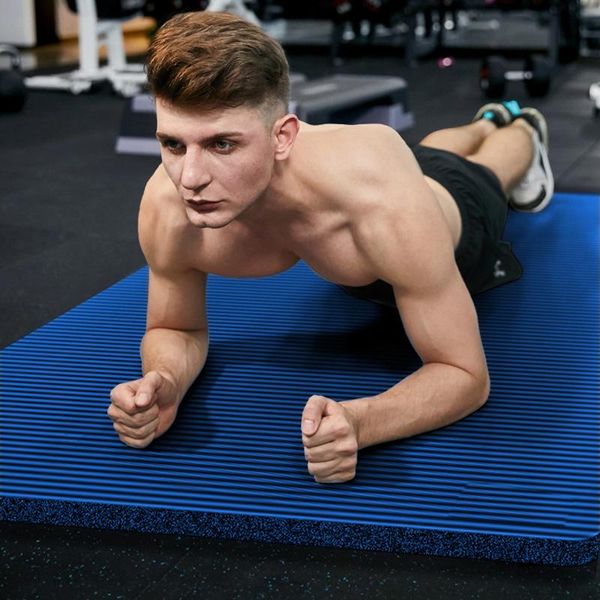 

yoga mats plus size non-slip workout mat for men fitness tasteless pilates gym exercise thicken sports pad gymnastics tapete