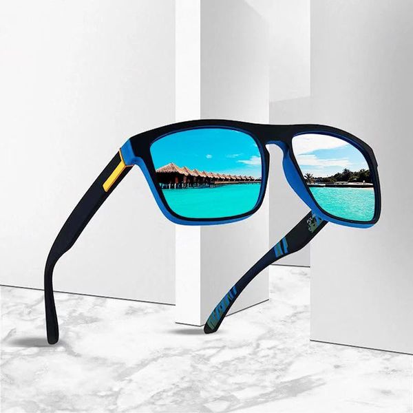 

fashion guy's sun glasses cycling hiking driving sunglasses men classic design mirror square ladies outdoor eyewear