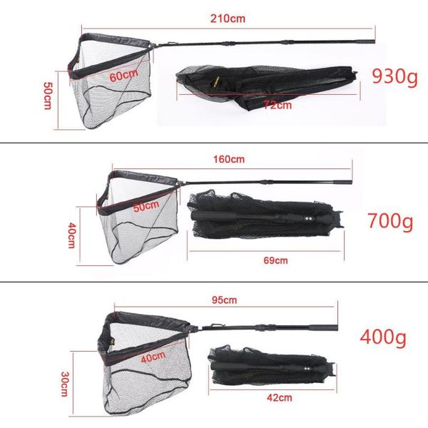 

fishing accessories hand net portable folding aluminum alloy triangle bracket long handle pva mesh rock shore boat carp fish tools dip trap
