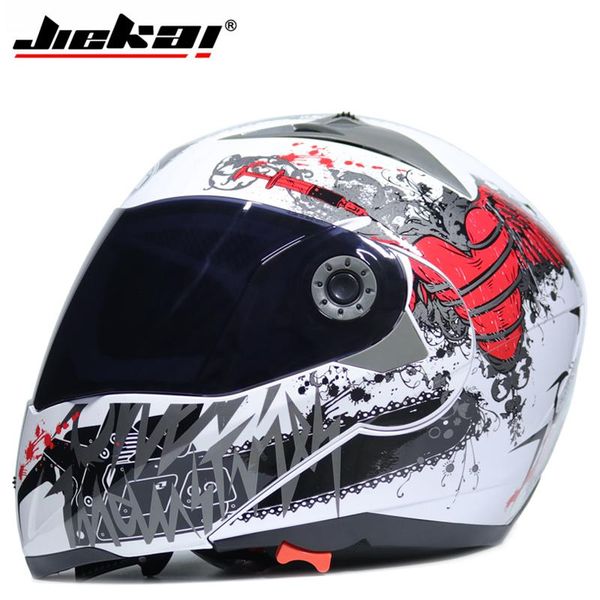 

motorcycle helmets jikai double lens helmet racing