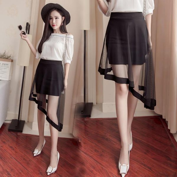 

skirts wholesale 2021 autumn winter selling women's fashion casual skirt g42, Black
