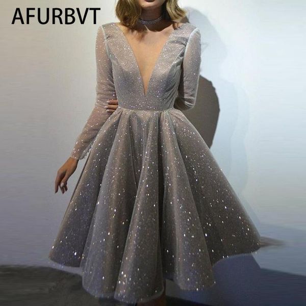 

casual dresses summer autumn dress deep v neck women white for female party wedding elegant lady vestidos 2021, Black;gray