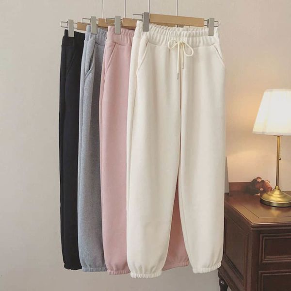 

women's pants & capris loose women's sports pants, informal high waist tights, suitable for family, autumn and winter, Black;white