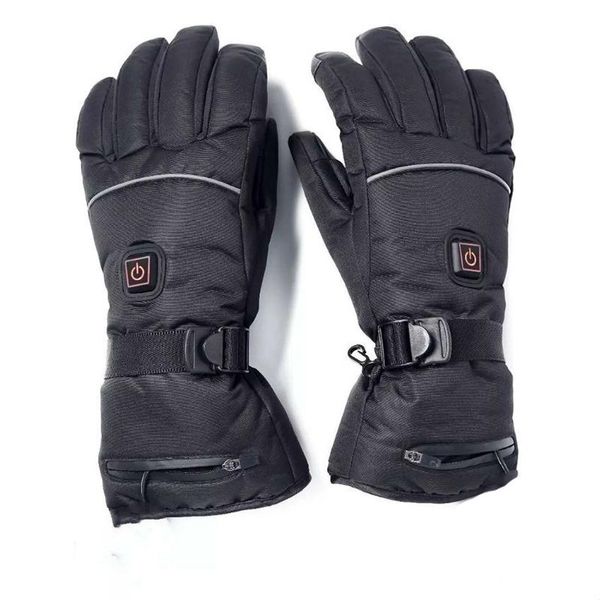 

ski gloves motorcycle waterproof heated moto press battery powered motorbike racing riding winter