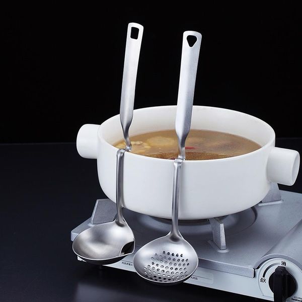 

spoons stainless steel scoop filter grease spoon colander soup oil separation cooking tools kitchen gadgets set dropship