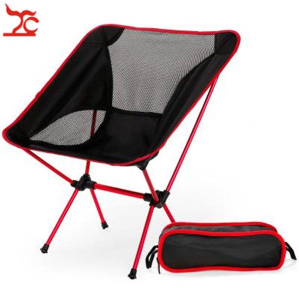 

portable ultra light folding chair home outdoor camping beach play essential space easy rest furniture camp