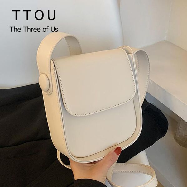 

evening bags small pu leather crossbody for women vintage style simple ladies shoulder solid color female purses handbags
