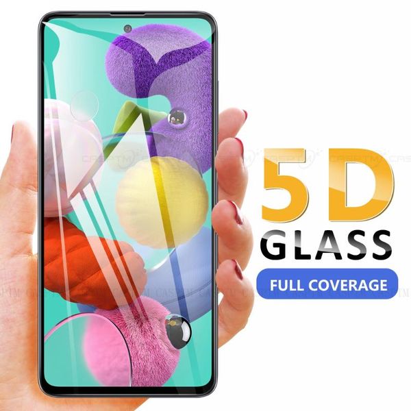 

round curved tempered glass for a51 a71 a70 full edge screen protector front film pk 3d 4d a91 cell phone protectors
