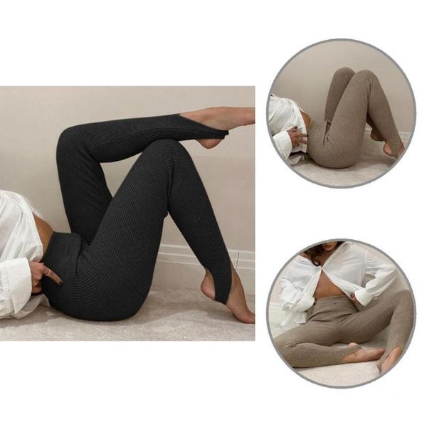 

women's pants & capris long lifespan nice-looking women base foot high waist ladies casual for indoor, Black;white