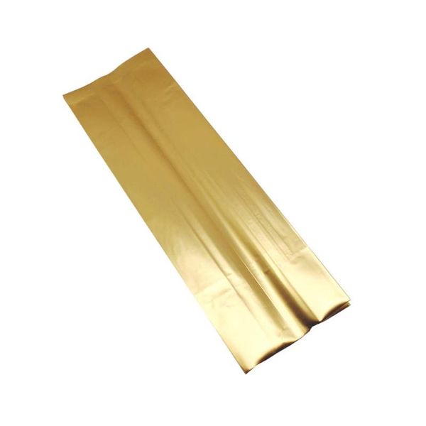 

storage bags wholesale gold aluminum foil package organ bag open side gusset for coffee tea snack beans food mylar