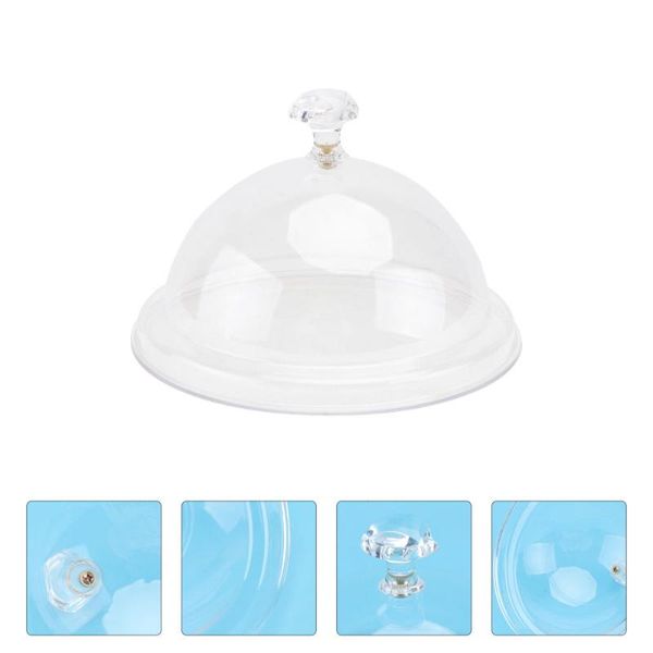 

clothing & wardrobe storage cake cover acrylic meal bread round dessert dust tray lids