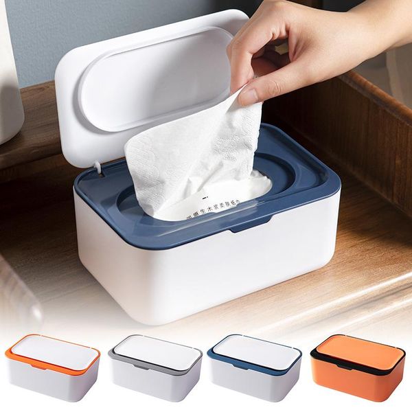 

tissue boxes & napkins deskbox holder modern dustproof easy use wet wipes dispenser for home office lbe