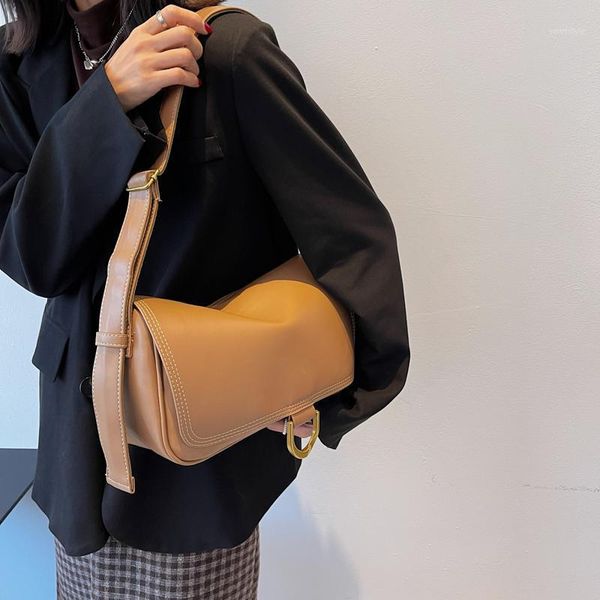 

evening bags female shoulder bag brown fashion youth daily light women crossbody trending artificial leather for dating