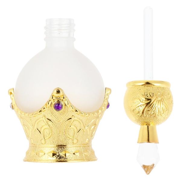 

retro empty bottle glass perfume essential oils dropper storage bottles & jars