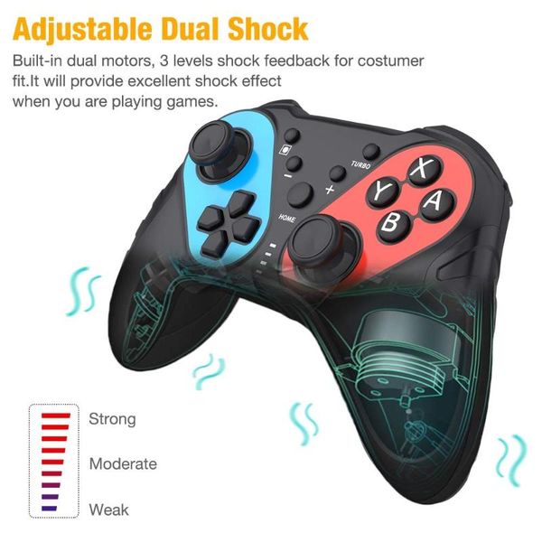 

game controllers & joysticks gamepads for switch pro wireless wired controller bluetooth gamepad with nfc function video games
